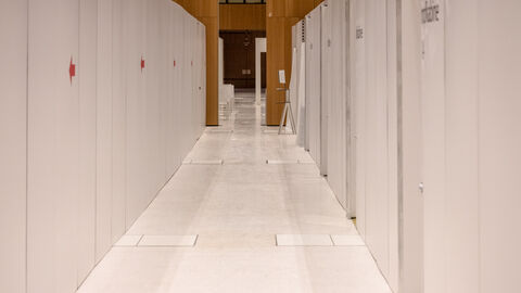 Besuch des Impfzentrums in Wiesbaden