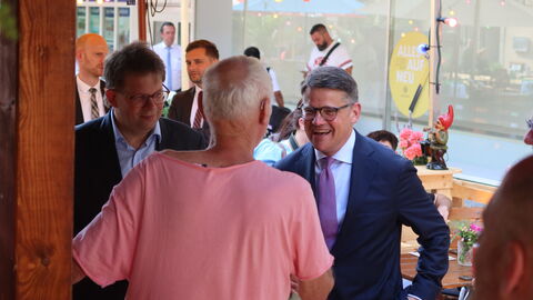 Ministerpräsident Boris Rhein im Bürgergespräch in Fulda
