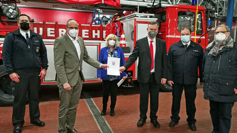 Bescheidübergabe 15.12.21: FFW Bad Schwalbach