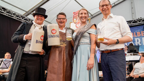 Ministerpräsident Boris Rhein eröffnet Bad Vilbeler Markt
